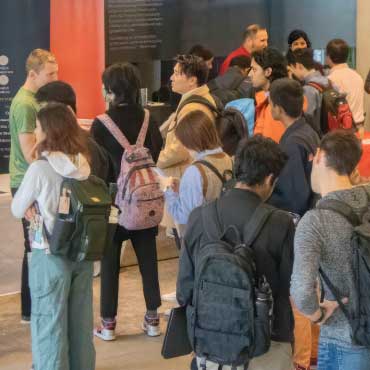 People at a career fair