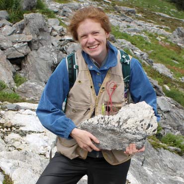 UBC mineralogist Dr. Catriona Breasley