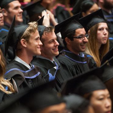 UBC graduates at the Chan Centre